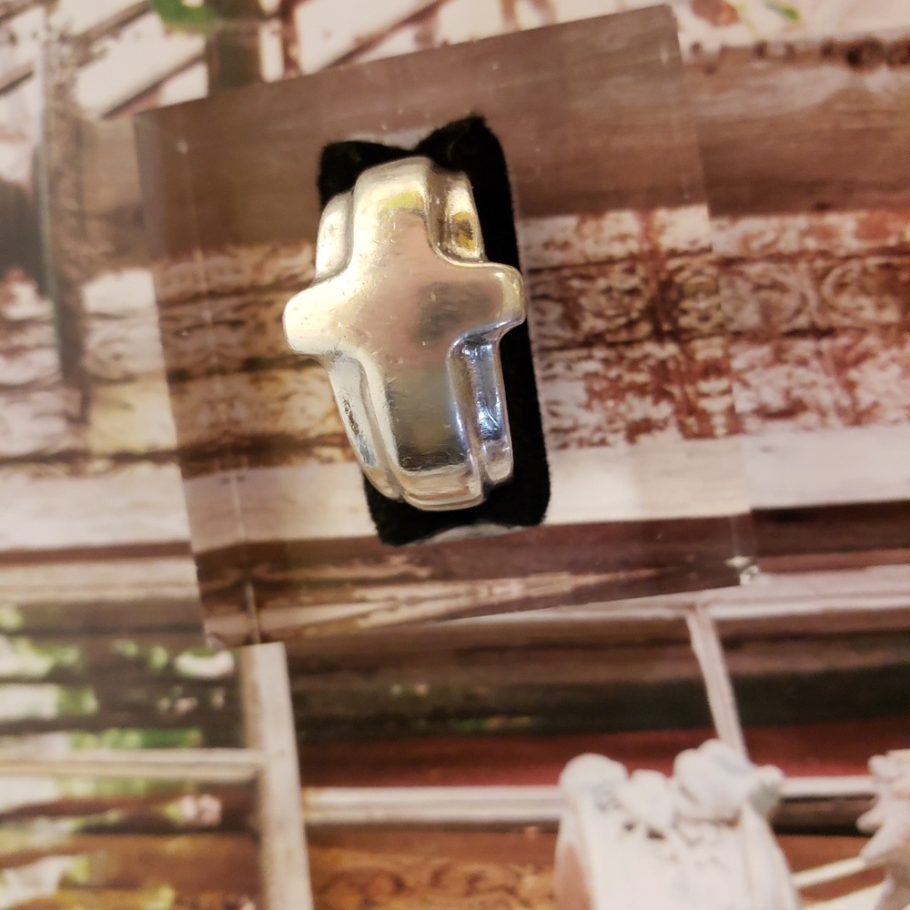 Vintage 1980s RLM Cross Sterling Silver .925 Ring